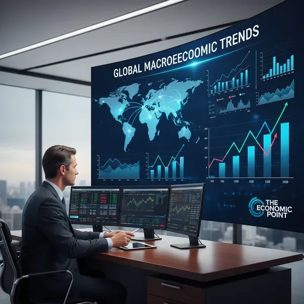 כלכלן מקצועי מנתח מגמות מאקרו כלכליות גלובליות